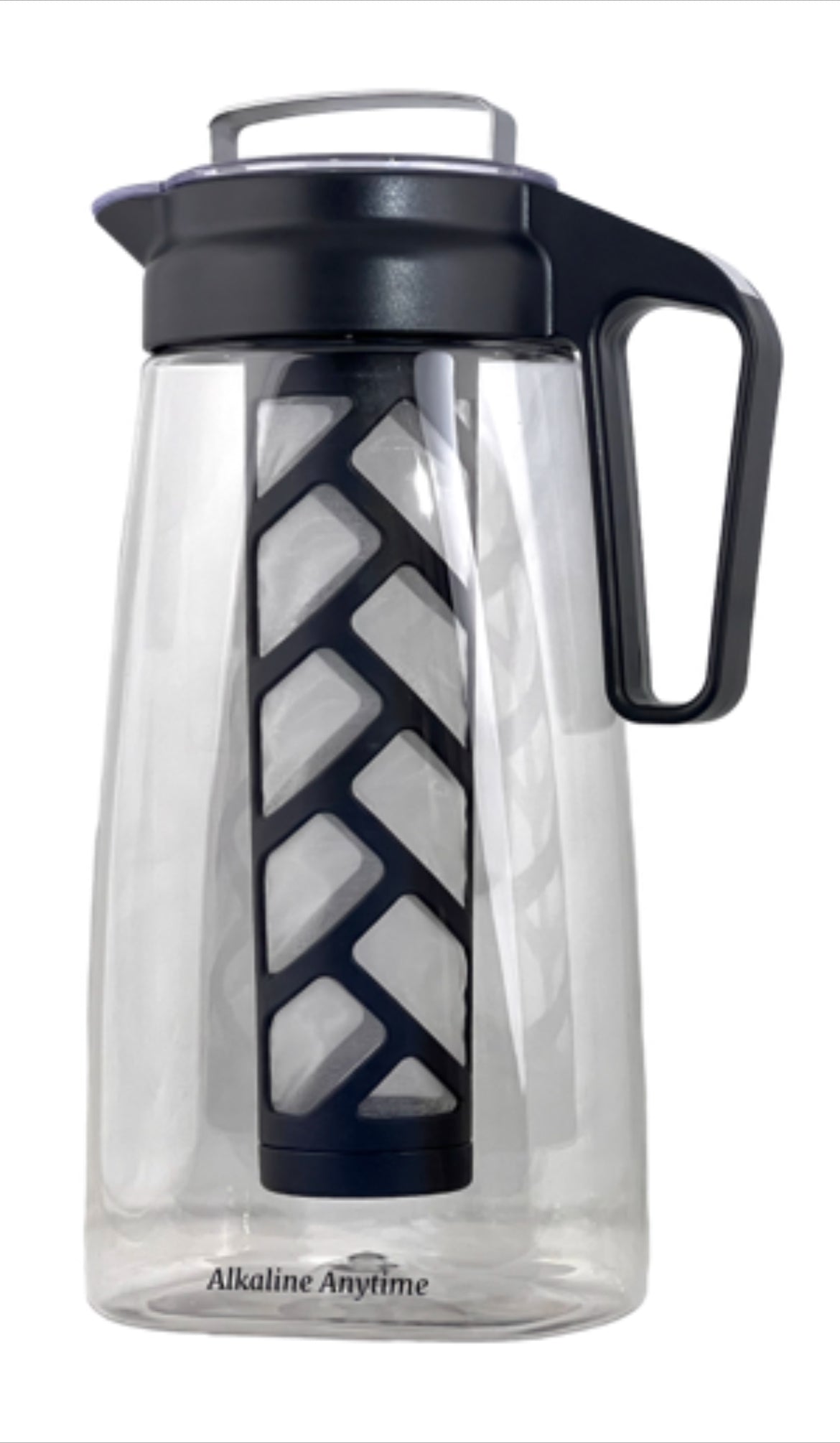 Infuseur de pichet de filtre à eau alcaline, pichet Tritan 2L | Filtres alcalins pH 9,5 | Pichet à thé | Cafetière à glace Tritan sans BPA | Infuseur Pichet