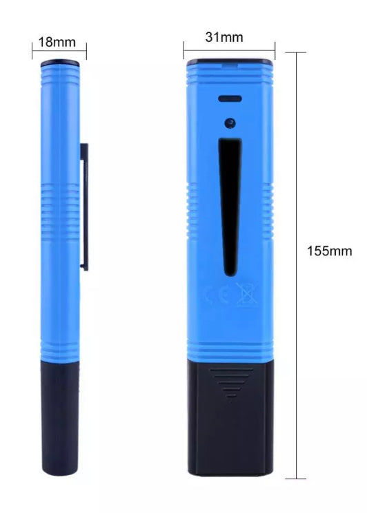 PH-mètre numérique et testeur d'eau PH, testeur de stylo pour eau ph, eau potable, bouteilles d'eau, pichets d'eau, piscines, aquariums et culture hydroponique.