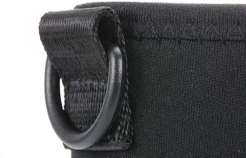 Sac de transport pour bouteille d'eau et porte-bouteille d'eau, sac de support isolé de qualité supérieure, bandoulière réglable, noir, convient aux bouteilles de 27 à 34 oz