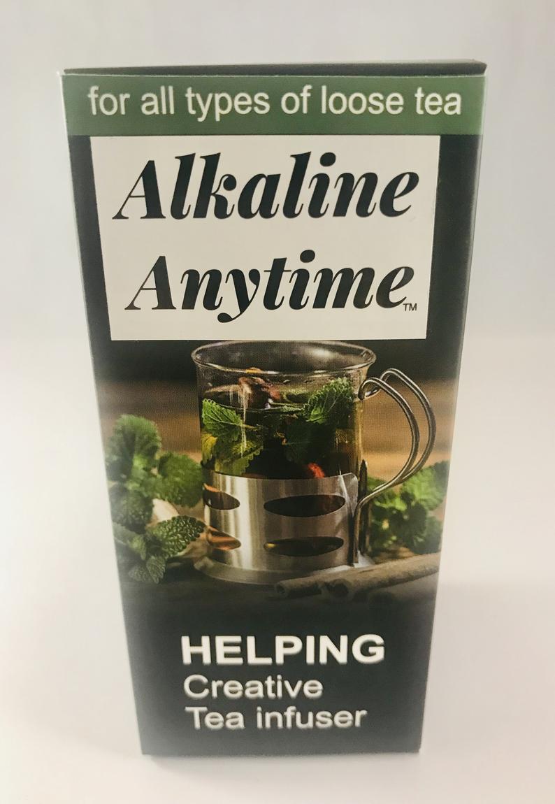 Alkaline Anytime Tea Infusers- 2 Stainless Steel Tea Ball Infusers- Infuse Tea, Coffee or Alkaline Water - Alkaline Anytime