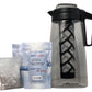Infuseur de pichet de filtre à eau alcaline, pichet Tritan 2L | Filtres alcalins pH 9,5 | Pichet à thé | Cafetière à glace Tritan sans BPA | Infuseur Pichet
