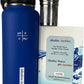 32oz. Alkaline Water Bottle Stainless Steel | Creates pH Water up to 9.5+ pH | Wide Mouth Vacuum Insulated With Handle | Micromesh Pouch and Infuser - Alkaline Anytime