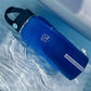 32 onces. Bouteille d'eau alcaline en acier inoxydable | Crée de l'eau pH jusqu'à 9,5+ pH | Large bouche isolée sous vide avec poignée | Pochette et infuseur Micromesh