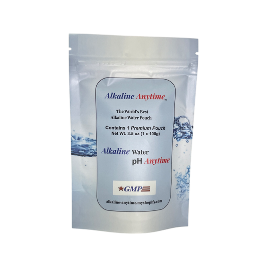 Alkaline Anytime 100 grammes Premium grande poche de filtre à eau pour eau alcaline 